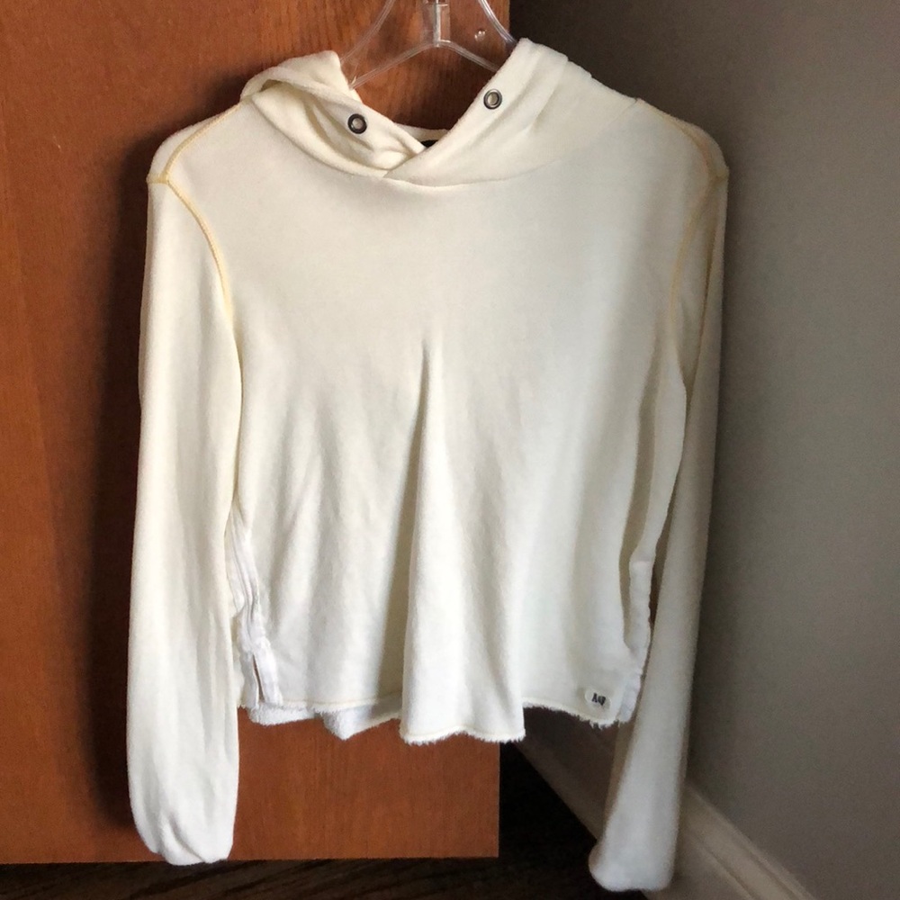 Yellow Abercrombie Pullover Hoodie